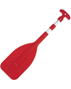 Dubbel telescopische peddel 53-107cm rood