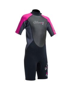 Gul G-Force 3mm FL Shorty wetsuit meisjes voorkant