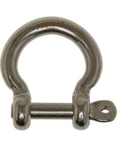 10mm harpsluiting met captive pin Rvs