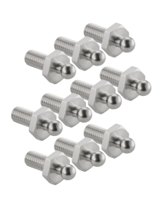 Loxx Tenax M5x10mm verchroomd set van 10