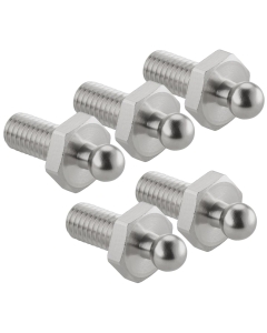 Loxx Tenax M5x10mm verchroomd set van 5