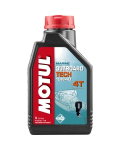 Motul 4 takt olie buitenboordmotor Tech 10W40 1 liter