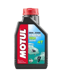 Motul 4 takt olie inboard- en buitenboordmotor Tech 25W-40 1 liter