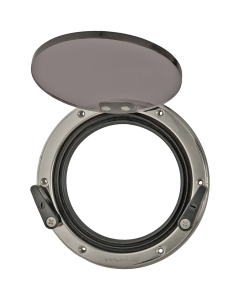 Patrijspoort Rvs rond 210mm